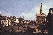 BELLOTTO, Bernardo The Piazza della Signoria in Florence France oil painting reproduction